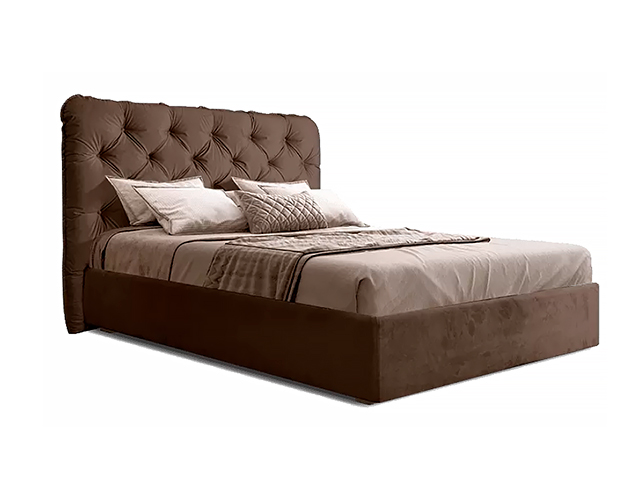 . Кровать BOGEMIA 2-х спальная (1,6 м) с под. мех. БМКР-1[3] (шоколадный ликёр).